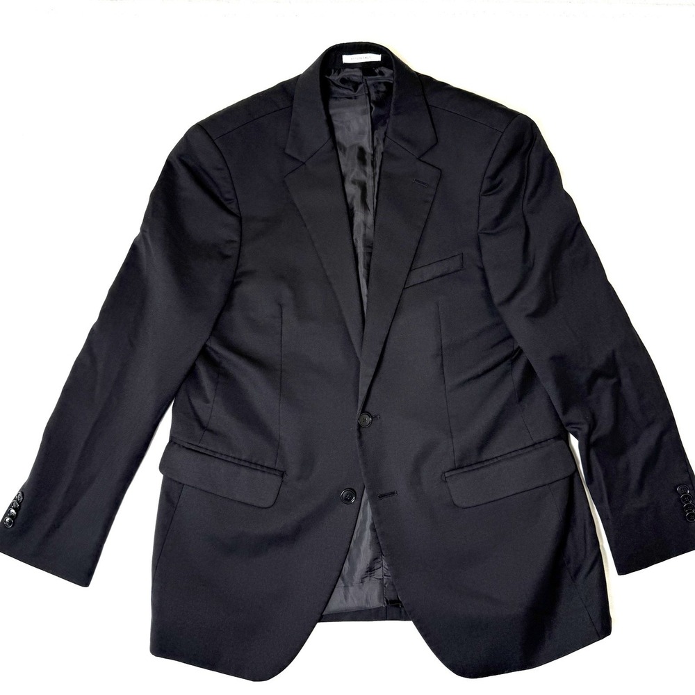 Arturo‎ Calle Men's Blazer Sport Coat Size 42R Black Wool Blend Jacket